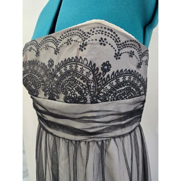 David’s Bridal Strapless Prom Dress Women's Size 16 Vintage 2009 Y2K - Picture 2 of 9